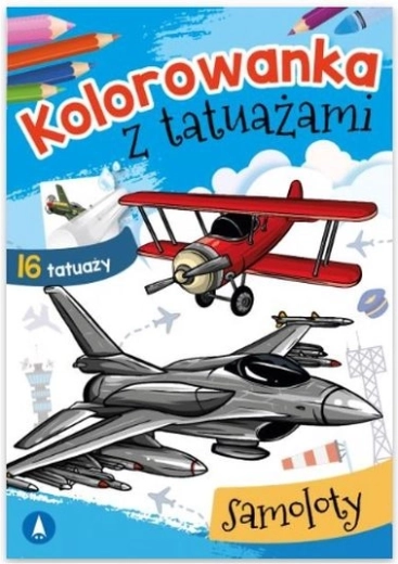Pobarvanka s tetovažami – letala