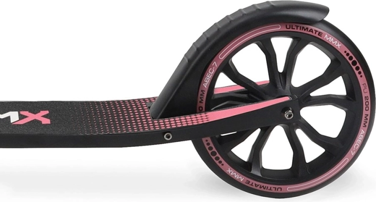 Velika 205 mm kolesa in ležaji ABEC‑7 za tekočo vožnjo