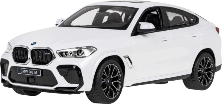 Remote-controlled BMW X6 M car 1:14 Rastar white - 1 piece