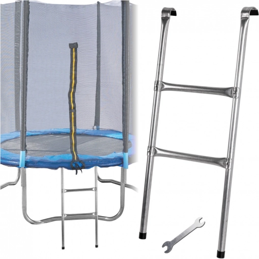Univerzalna kovinska lestev za vrtni trampolin 86,5 × 37 cm