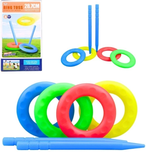 Igra metanja obročev Ring Toss – 1 kos