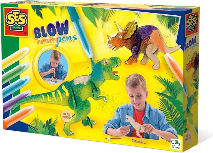 Pihalni flomastri z airbrush učinkom