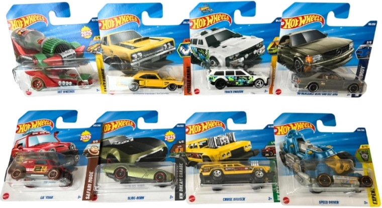 Raznoliki modeli in prepoznaven Hot Wheels slog