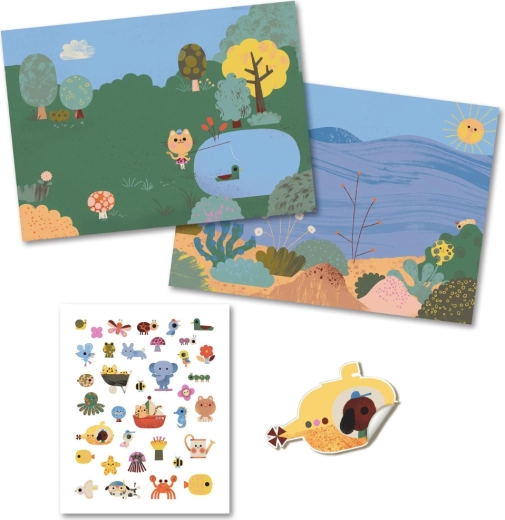 Dve čudovito ilustrirani sceni