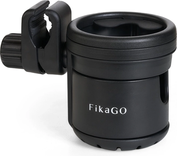 FikaGo dvojno držalo za pijačo, črno