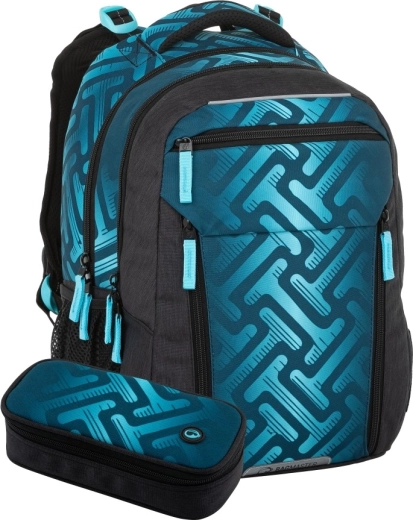 Bagmaster Porto school set blue