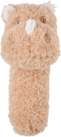 Nattou plišasto ropotuljico Teddy nosorog 14 cm