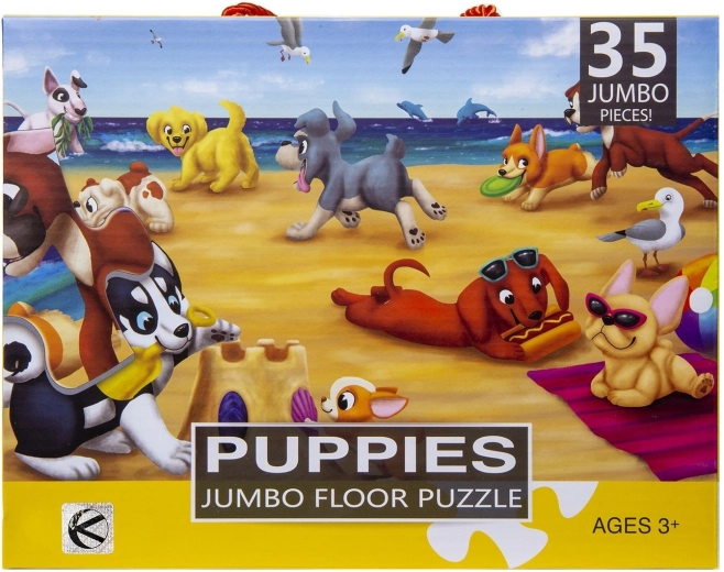 XXL otroške puzzle kužki 35 kosov – 1 kos