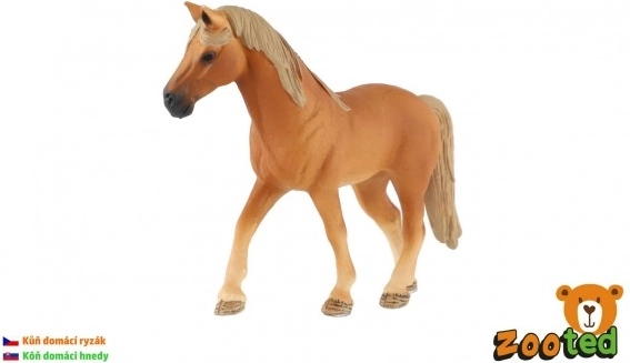 Plastični model rjavega konja 13 cm