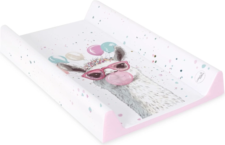 Ceba Baby previjalna podloga za posteljico Ultra Light Crazy lama 50 × 70 cm