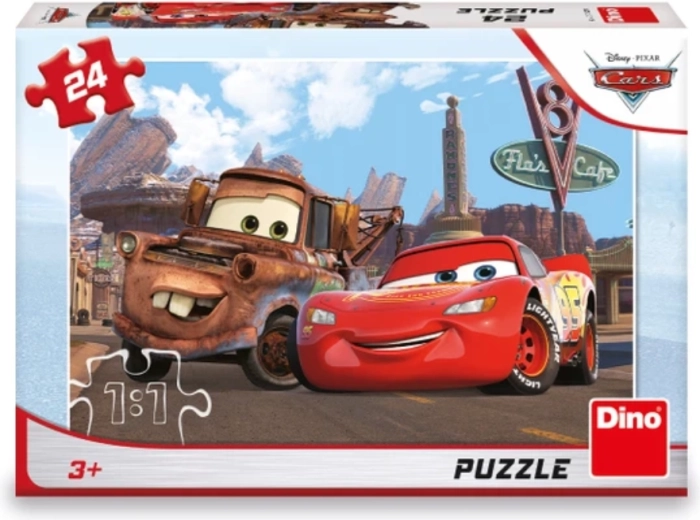 Dino puzzle Avti v mestu 24 kosov