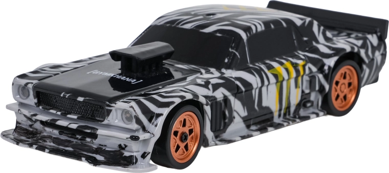 RC drift avto 1:43 srebrne barve z dodatki