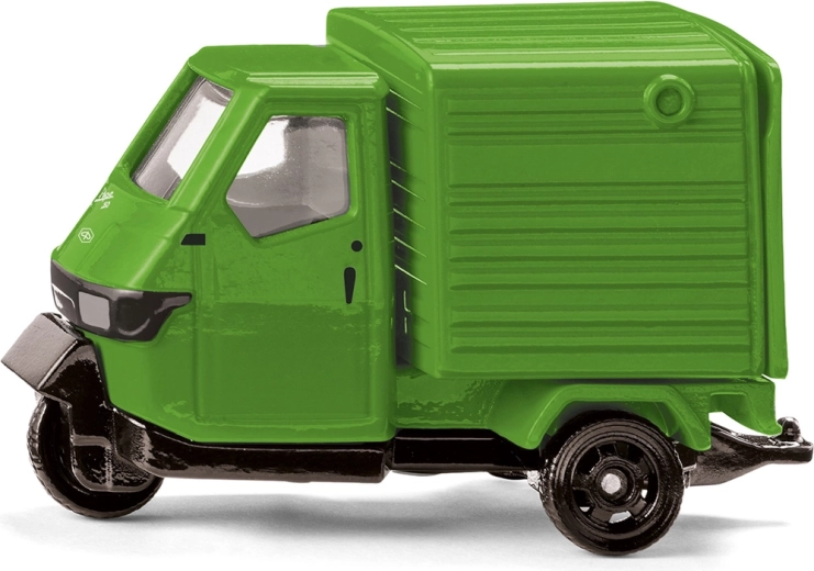 Siku Piaggio Ape green – die-cast three-wheeler model