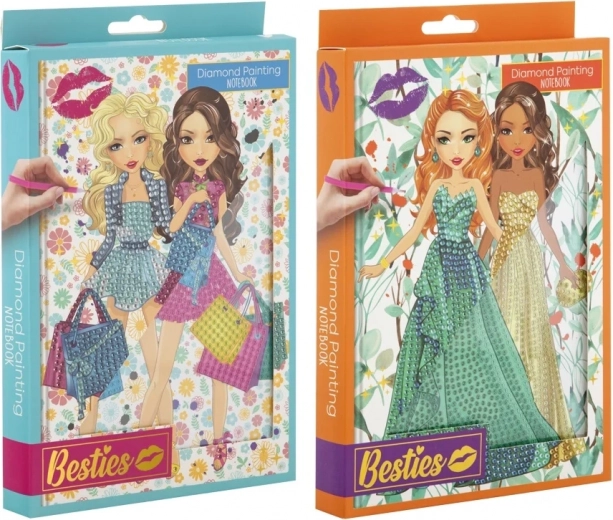 Grafix Diamantno slikanje Zapisnik z motivi deklet