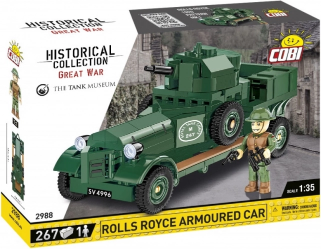 Kocke Zgodovinska Kolekcija Rolls-Royce Oklepno Vozilo 1920 Vzorec Mk I