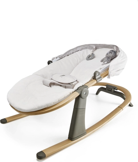 2-in-1: rocker with lock and 3 backrest positions
