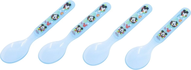 Stor komplet otroških žličk Mickey Mouse – 4 kosi