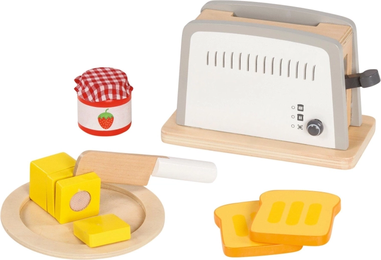 Wooden toy toaster for a children's play kitchen - 1 piece