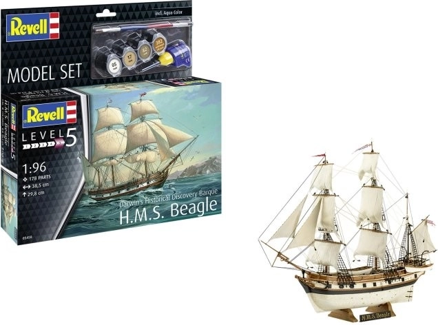 Plastični model ladje H.M.S. Beagle
