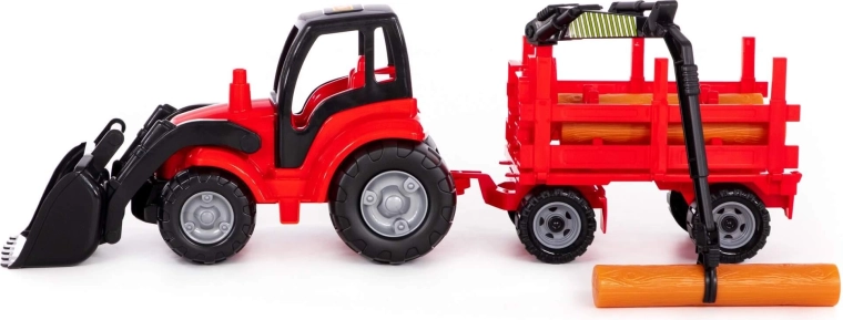 Gozdarska prikolica z žerjavnim krakom