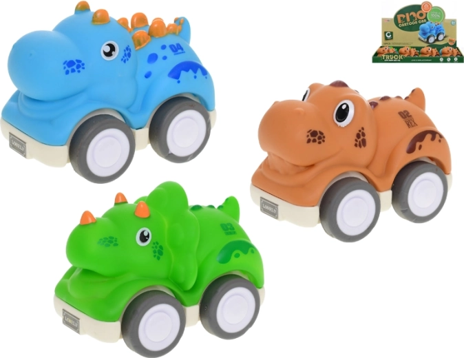 Dinozaver na povratni pogon 10 cm za najmlajše otroke