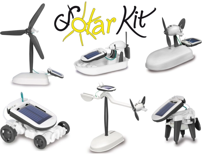 JAMARA solarni komplet 6 v 1 črno-beli