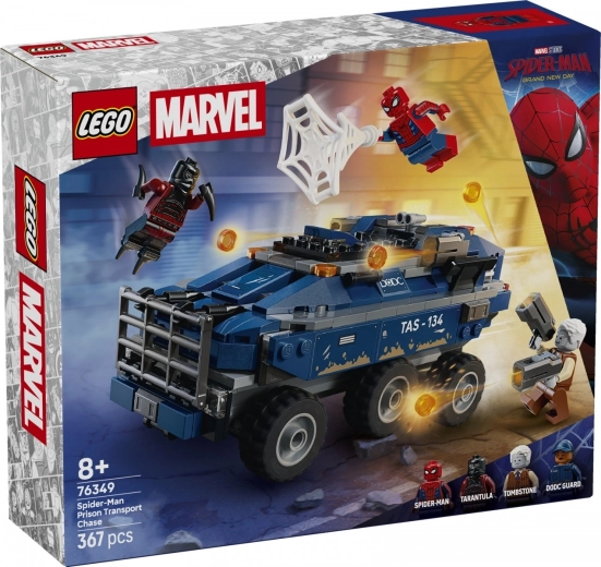 LEGO Marvel Preganjanje Spider-Mana za zaporniškim transporterjem