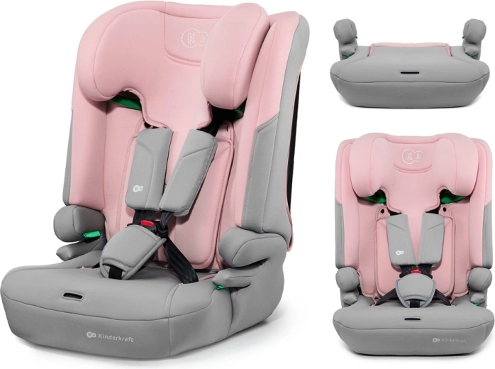 Kinderkraft I-comfy i-size avtosedež 76–150 cm pink