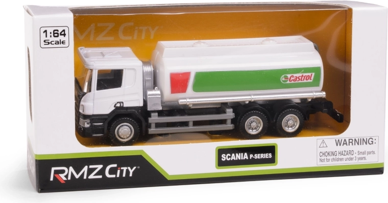 Model tovornega vozila scania p-series castrol 1:64 rmz city
