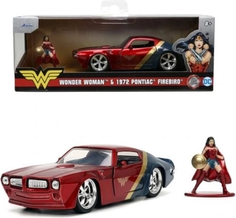 Jada Wonder Woman zbirateljski set 1972 Pontiac Firebird 1:32 s figurico