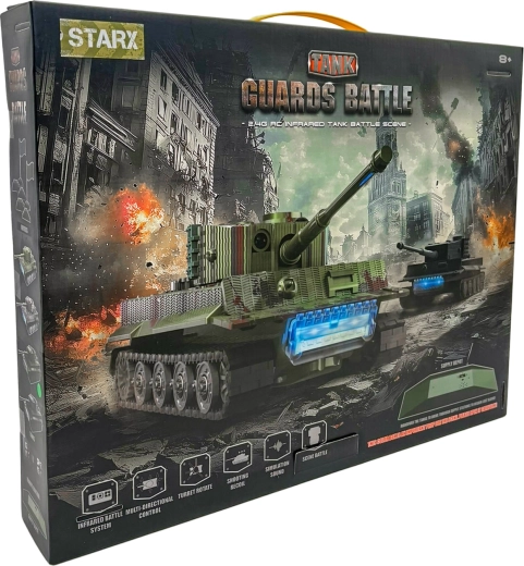 STARX RC tank battle 2.4 GHz – battlefield (2 tanks)