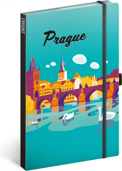 Notique lined notebook Prague 13 × 21 cm