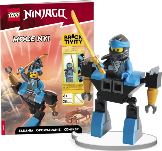 Lego Ninjago: moči Nye – interaktivna knjiga z minifigurico