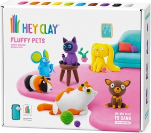 Hey Clay prikupni ljubljenčki – set modelirne mase za otroke