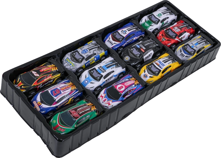 48 cars in vibrant designs