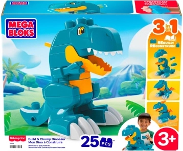 Mega Bloks konstrukcijska igrača dinozaver 3 v 1