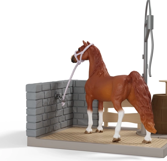 Vrtljiva roka in gumijasta podloga