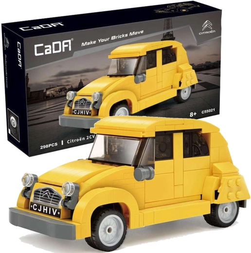 CaDA rumeni mestni avto Citroen 2CV
