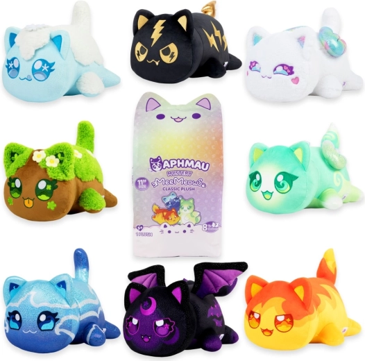 Aphmau Mystery MeeMeows klasična plišasta mucka (presenečenje v pakiranju)