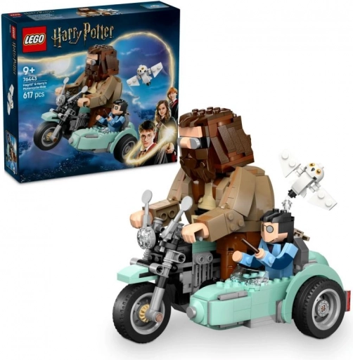 LEGO Harry Potter Hagrid in Harry na motorju