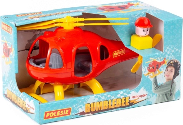 Igrača helikopter Čmrlj POLESIE – Rdeče-rumena