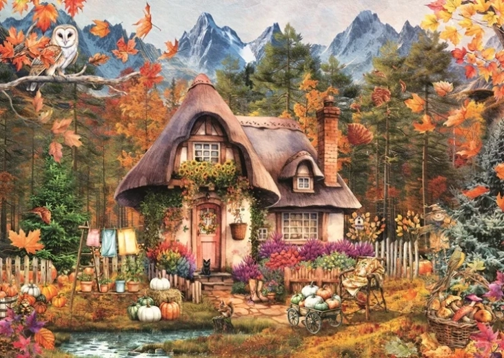 Ravensburger sestavljanka Bučna hišica 1000 koščkov