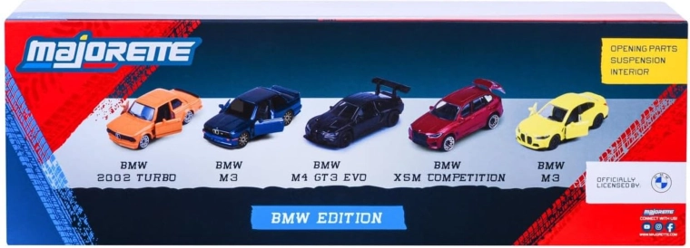 5 licenciranih BMW v enem darilnem setu