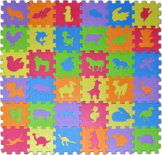 pene puzzle živalice 14,5 × 14,5 cm