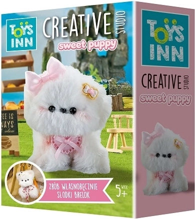 STNUX Sweet puppy beli kužek – DIY komplet za izdelavo obeska