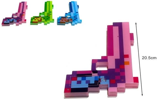 Otroška pištola Gazelo Pixel s svetlobnimi in zvočnimi učinki