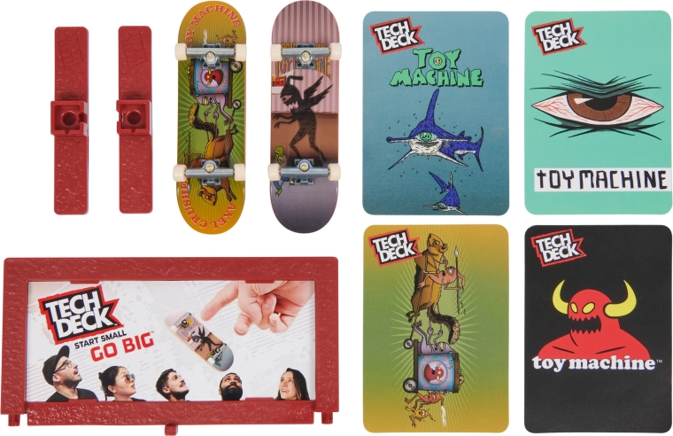 Dva fingerboarda z grafiko TOY MACHINE