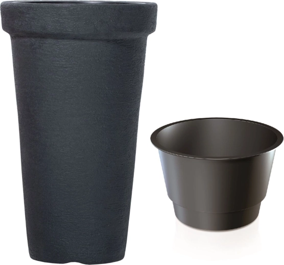 Cvetlični lonec Classic Tower antracit 48 cm