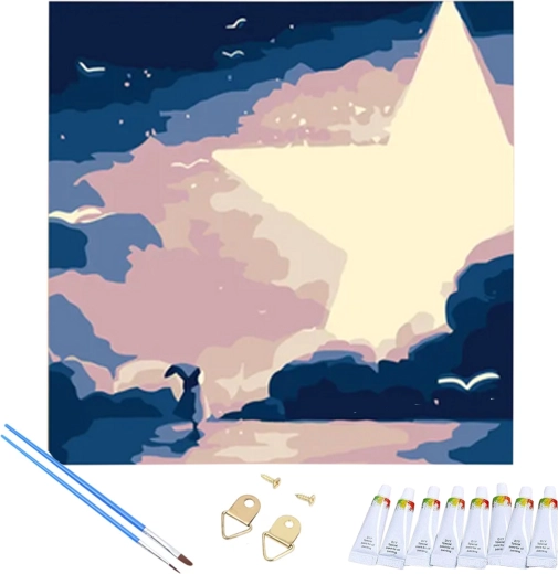 Celovit slikarski komplet pripravljen za uporabo