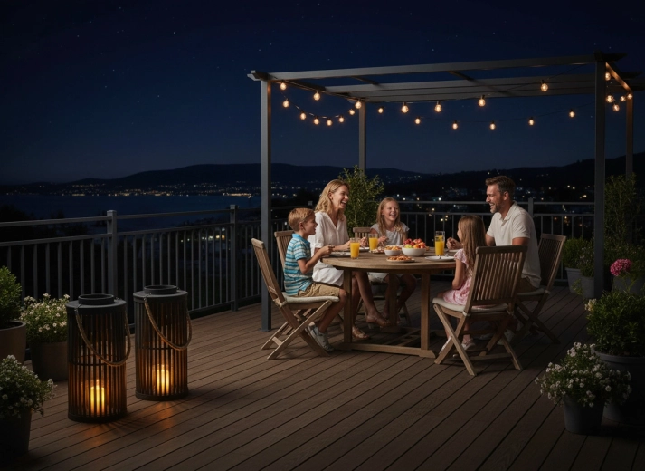 Pripravljen za posedanje na prostem